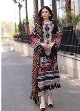 Combination By Charizma Embroidered Lawn 3 Piece Unstitched Suit 25CLV3 D-CC5-21